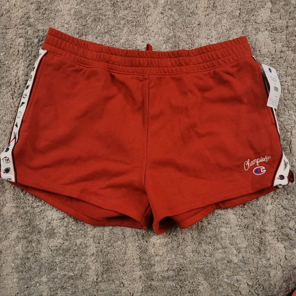 Champion Women's Orange/red Shorts XXL